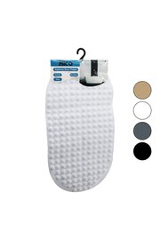 Go İthalat Oval - Plasti̇k Kabartma Top Desenli̇ - Renkli̇ 63Pcs Vantuzlu Kaydırmaz Banyo Paspası
