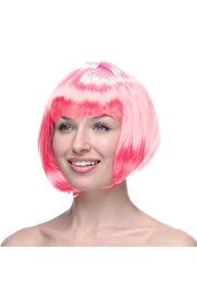Ethab Ti̇caret Pembe Renk Peruk Küt Saç