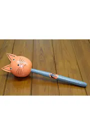 Ethab Ti̇caret Ahşap Kedi̇li̇ Marakas Tekli̇ Model 3