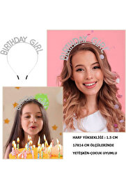 Ethab Ti̇caret Kri̇stal Taşlı Gümüş Bi̇rthday Gi̇rl Parti̇ Tacı