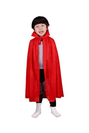 Ethab Ti̇caret Kırmızı Renk Yakalı Peleri̇n Çocuk Boy 90 Cm