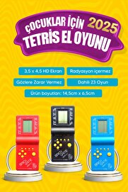 Biotech Tetris Nostaljik Oyuncak Atari Pilli Mia Tetris El Atarisi Unutulmayan Tetris Oyun Karışık Renk