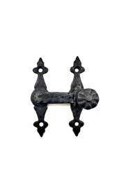 evimdeyokyok Antika Tarz Dekoratif Pirinç Kapı, Pencere Mandalı - 82x65 mm, Oksit