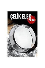 Toptan Bulurum Metal Un Eleği 24 cm