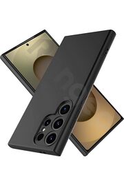 STOREMAX buystoremx Galaxy S25 Ultra için Kamera Yükseltili İç Yüzeyi Mikrofiber Astarlı Silikon Kılı