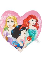 STOREMAX trendymr Princess Heart Lisanslı Karakter Baskılı%100 Pamuk Kırlent, Pembe, Kalp 40x40 cm Life 1