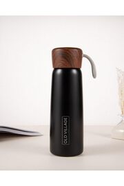 STOREMAX snShop Village Concept Paslanmaz Çelik 400 ml Ahşap Desen Kapaklı Vakum Seyahat Termosu, Su Şiş