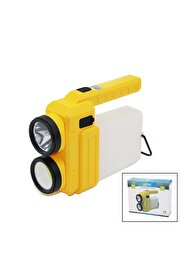 Go İthalat 3İn 13W+Cob Led+360°Smdel Feneri̇ Usb Şarj Powerbank 1500Lm Işık Ayarı Gün Işık