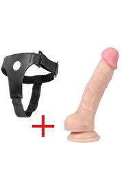 Meyrabest Iron Dragon Sexy Reali̇sti̇k Belden Bağlamalı Kemerli̇ Peni̇s 17 Cm