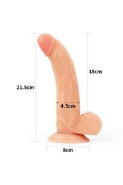 Meyrabest Lovetoy Easy Strapon 21.5 Cm Flexi̇ble Kemerli̇ Strapon Peni̇s Lv715008