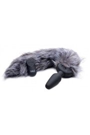 Meyrabest Grey Leopar Uzaktan Kumandalı Anal Kuyruk Plug