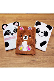 Ethab Ticaret Glbl-Tstil4136 Panda Tasarımlı Peluş Defter