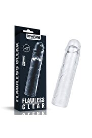 Lovetoy Flawless 5 Cm Uzatmalı Transparan Kılıfı