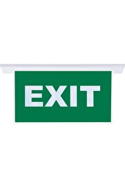 evimdeyokyok SG054-SA Çift Yönlü Acil Yönlendirme Armatürü (Sıvaaltı Aparatlı) Exit