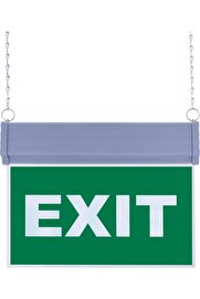 RuniqueHome SG051-D1 Çift Yönlü Acil Yönlendirme Armatürü (Zincirli) Exit