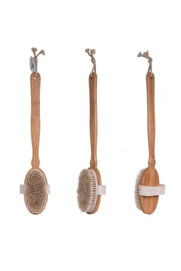 gizmurstore Organik Doğal At Kılı Banyo Fırçası