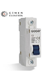 gizmurstore NOAS YL04 6002 1X2A 4.5Ka C Tipi Otomatik Sigorta