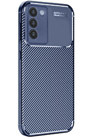 CepteToptan Vivo V30 Lite 4G Kılıf Auto Focus Karbon Kapak - Lacivert