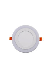 gizmurstore NOAS YL11 0600 Sıva Altı 6+3W 3 Fonksiyonlu Yuvarlak Led Spot 6500K Beyaz+Mavi