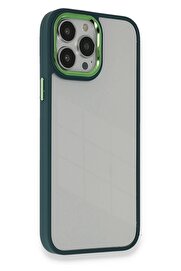 CepteToptan iPhone 13 Pro Max Kılıf Dora Kapak - Haki Yeşil - DROPX2280-6265