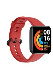 CepteToptan Xiaomi Redmi Watch 2 Klasik Kordon - Kırmızı - DROPX7930-4962