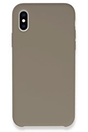CepteToptan iPhone XS Max Kılıf Lansman Legant Silikon - Bej - DROPX3045-6207