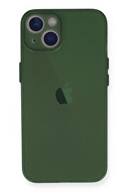 CepteToptan iPhone 14 Plus Kılıf PP Ultra İnce Kapak - Yeşil - DROPX4774-5697