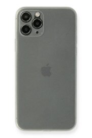 CepteToptan iPhone 11 Pro Kılıf PP Ultra İnce Kapak - Beyaz - DROPX2021-4581