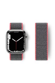 CepteToptan Apple Watch 38mm Hasırlı Cırtcırtlı Kordon - Pembe - DROPX7358-6929