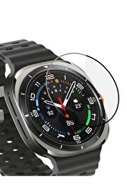 CepteToptan Samsung Galaxy Watch Ultra 47mm Polymer Nano Ekran Koruyucu - Şeffaf - DROPX7753-9003