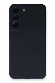 CepteToptan Samsung Galaxy S22 Plus Kılıf Nano içi Kadife Silikon - Lacivert - DROPX1750-5598