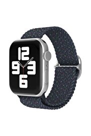 CepteToptan Apple Watch 38mm Star Kordon - Benekli Lacivert - DROPX3457-7216