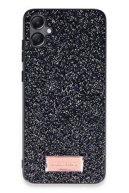 ONEGIF Samsung Galaxy A05 Bright Simli Kapak - Siyah