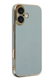 CepteToptan iPhone 16 Kılıf Volet Silikon - Açık Yeşil - DROPX1891-1583