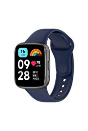 CepteToptan Xiaomi Redmi Watch 3 Active Klasik Kordon - Lacivert - DROPX6584-9464