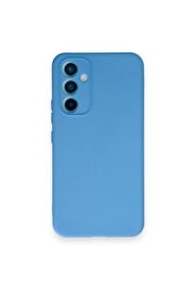 CepteToptan Samsung Galaxy A54 5G Kılıf Nano içi Kadife Silikon - Mavi - DROPX3528-7654