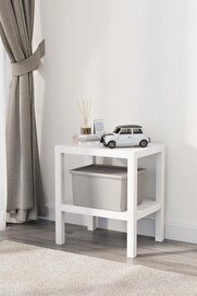 STOREMAX snShop Life 2 Katlı Plastik Beyaz Banyo Mutfak Rafı MIT1054 467437