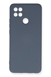 CepteToptan Oppo A15 Kılıf Nano içi Kadife Silikon - Gri - DROPX5141-2000
