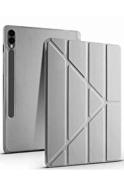 CepteToptan Samsung Galaxy X510 Tab S9 FE 11 Kılıf Kalemlikli Mars Tablet Kılıfı - Koyu - NEO6468-9881