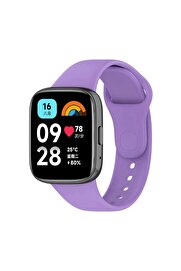 CepteToptan Xiaomi Redmi Watch 3 Active Uyumlu Klasik Kordon - Lila - DROPX2693-9347
