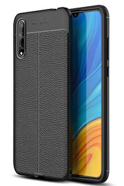 CepteToptan Huawei P Smart S Kılıf Auto Focus Kapak - Siyah - DROPX3773-8753