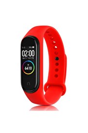 CepteToptan Xiaomi Mi Band 4 Klasik Kordon - Kırmızı - DROPX8249-5314