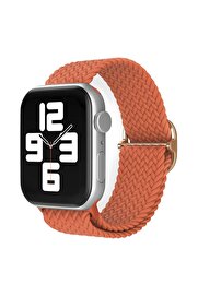CepteToptan Apple Watch 42mm Star Kordon - Turuncu - DROPX6281-9641