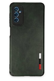 CepteToptan Samsung Galaxy M52 5G Kılıf Loop Deri Silikon - Yeşil - DROPX2165-9737
