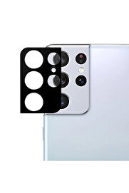 CepteToptan ALLY SM Galaxy S21 Ultra HD 3D Full Tempered Cam Kamera Koruyucu-(1903) - DROPX4411-1345