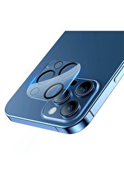CepteToptan iPhone 12 Pro Max 6.7 Full Tempered Kamera Lens Koruma Camı 2Set-(1903) - DROPX6842-3908