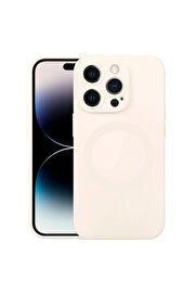 CepteToptan ALLY iPhone 14 Pro 6.1inç Liquid Silica Magsafe Uyumlu Silikon Kılıf-(1903) - ALVN3942-4775