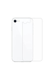 CepteToptan Ally iPhone SE3-SE2 İPhone 8-7 Tempered Şeffaf Arka Cam Koruyucu-(1903) - DROPX4896-1032