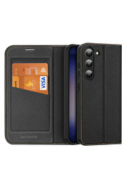 CepteToptan Dux Ducis SM Galaxy S23 Plus Kılıf Skin X2 Series Magnetic PU Deri Manyetik Ka - DROPX7907-9242