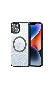 gizmurstore Dux Ducis iPhone 14 Plus Aimo Series MagSafe Premium Buzlu Sert PC-TPU Kılıf-(5775 - GMS6172-2439